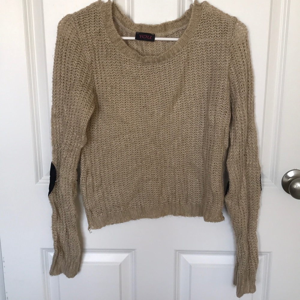 LF heart sleeved sweater